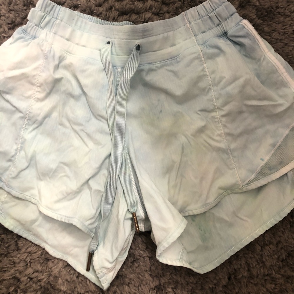 lululemon tie dye shorts